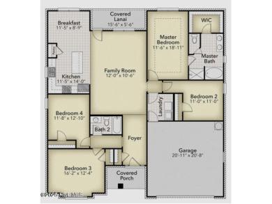 This floor-plan offers 1,902 SF with 4 Bedrooms and two on Harbour Point Golf Club in North Carolina - for sale on GolfHomes.com, golf home, golf lot
