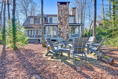 Explore the perfect blend of rustic charm and luxury in this on Mountaintop Golf and Lake Club in North Carolina - for sale on GolfHomes.com, golf home, golf lot