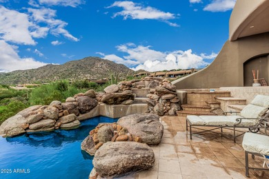 3 acres on 2 prime lots in Apache Peak! Glass walls frame this on Desert Mountain - Outlaw Golf Course in Arizona - for sale on GolfHomes.com, golf home, golf lot