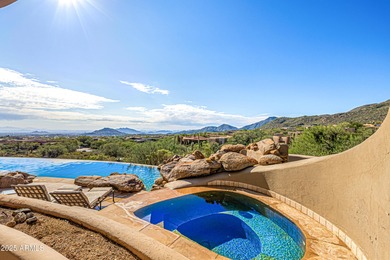 3 acres on 2 prime lots in Apache Peak! Glass walls frame this on Desert Mountain - Outlaw Golf Course in Arizona - for sale on GolfHomes.com, golf home, golf lot