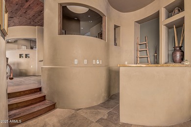 3 acres on 2 prime lots in Apache Peak! Glass walls frame this on Desert Mountain - Outlaw Golf Course in Arizona - for sale on GolfHomes.com, golf home, golf lot