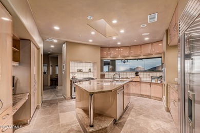 3 acres on 2 prime lots in Apache Peak! Glass walls frame this on Desert Mountain - Outlaw Golf Course in Arizona - for sale on GolfHomes.com, golf home, golf lot