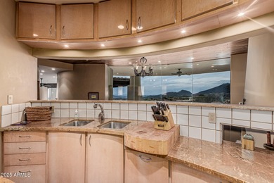 3 acres on 2 prime lots in Apache Peak! Glass walls frame this on Desert Mountain - Outlaw Golf Course in Arizona - for sale on GolfHomes.com, golf home, golf lot