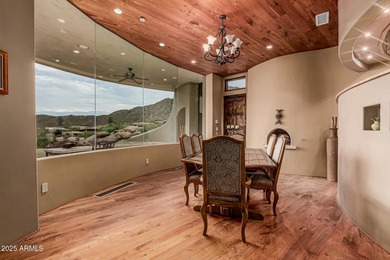 3 acres on 2 prime lots in Apache Peak! Glass walls frame this on Desert Mountain - Outlaw Golf Course in Arizona - for sale on GolfHomes.com, golf home, golf lot