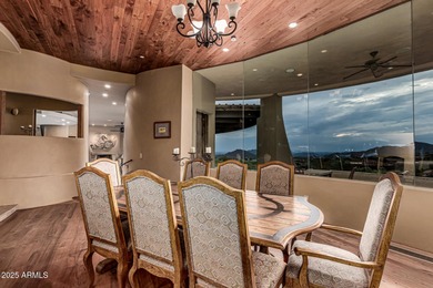 3 acres on 2 prime lots in Apache Peak! Glass walls frame this on Desert Mountain - Outlaw Golf Course in Arizona - for sale on GolfHomes.com, golf home, golf lot