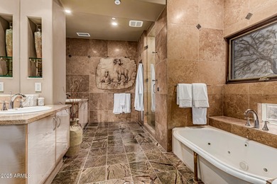 3 acres on 2 prime lots in Apache Peak! Glass walls frame this on Desert Mountain - Outlaw Golf Course in Arizona - for sale on GolfHomes.com, golf home, golf lot