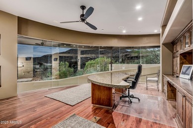 3 acres on 2 prime lots in Apache Peak! Glass walls frame this on Desert Mountain - Outlaw Golf Course in Arizona - for sale on GolfHomes.com, golf home, golf lot