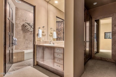 3 acres on 2 prime lots in Apache Peak! Glass walls frame this on Desert Mountain - Outlaw Golf Course in Arizona - for sale on GolfHomes.com, golf home, golf lot