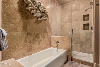 3 acres on 2 prime lots in Apache Peak! Glass walls frame this on Desert Mountain - Outlaw Golf Course in Arizona - for sale on GolfHomes.com, golf home, golf lot