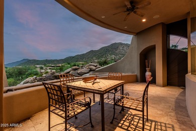 3 acres on 2 prime lots in Apache Peak! Glass walls frame this on Desert Mountain - Outlaw Golf Course in Arizona - for sale on GolfHomes.com, golf home, golf lot