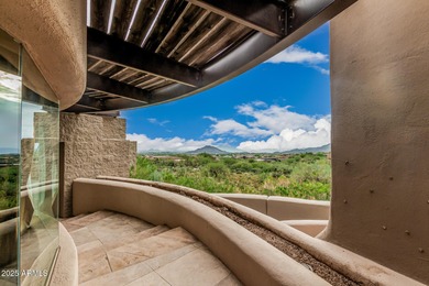 3 acres on 2 prime lots in Apache Peak! Glass walls frame this on Desert Mountain - Outlaw Golf Course in Arizona - for sale on GolfHomes.com, golf home, golf lot