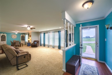 This stunning 4-bed, 3-bath ranch is perched directly across on Ellis Country Club in Kansas - for sale on GolfHomes.com, golf home, golf lot