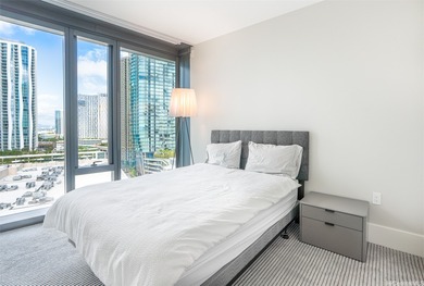 Anaha #1401 is a stunning and spacious 3-bedroom, 3-bath corner on Ala Wai Golf Course in Hawaii - for sale on GolfHomes.com, golf home, golf lot