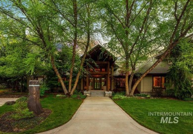 An extraordinary 1.5+ acre riverfront estate enveloped by water on BanBury Golf Club in Idaho - for sale on GolfHomes.com, golf home, golf lot