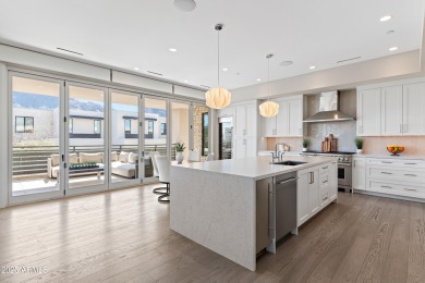 This stunning townhouse in the exclusive, guard-gated Mountain on Mountain Shadows Executive Golf Course in Arizona - for sale on GolfHomes.com, golf home, golf lot