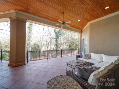 TRIFECTA ALERT!  This Mediterranean beauty has the best of 3 on Trump National Golf Club Charlotte in North Carolina - for sale on GolfHomes.com, golf home, golf lot