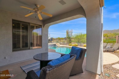 The backyard VIEWS are incredibe! The main house offers 2 on Anthem Golf and Country Club  in Arizona - for sale on GolfHomes.com, golf home, golf lot