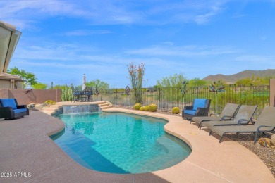 The backyard VIEWS are incredibe! The main house offers 2 on Anthem Golf and Country Club  in Arizona - for sale on GolfHomes.com, golf home, golf lot