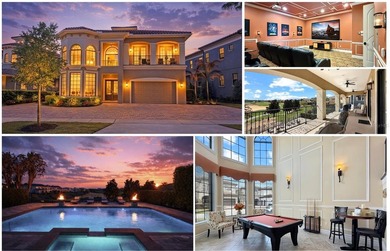 Welcome to an extraordinary Mediterranean-inspired estate on ChampionsGate Golf Resort in Florida - for sale on GolfHomes.com, golf home, golf lot