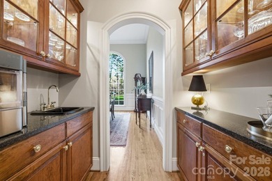 Set on a private golf course lot overlooking the 6th hole, this on Trump National Golf Club Charlotte in North Carolina - for sale on GolfHomes.com, golf home, golf lot