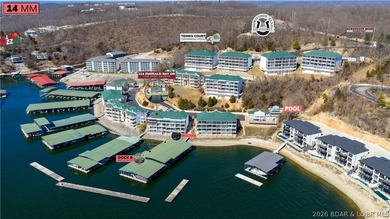 Not 1 but 2 BOAT SLIPS INCLUDED. Top-floor, end-unit lakefront on Seasons Ridge At Four Seasons in Missouri - for sale on GolfHomes.com, golf home, golf lot