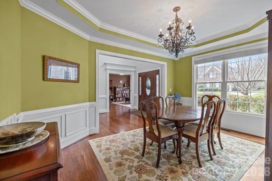 This five-bedroom, four-and-a-half-bathroom full brick home is on Emerald Lake Golf Club in North Carolina - for sale on GolfHomes.com, golf home, golf lot