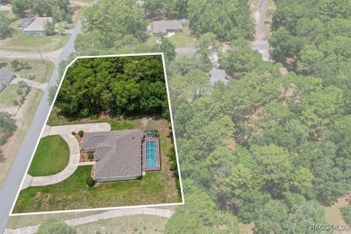 Beautifully decorated Citrus Springs Pool home with 3 bedrooms on Citrus Springs Country Club in Florida - for sale on GolfHomes.com, golf home, golf lot
