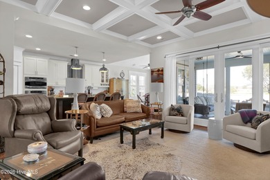 Some of Landfall's best views are found from this high bluff on Country Club of Landfall in North Carolina - for sale on GolfHomes.com, golf home, golf lot