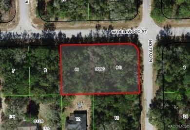 RARE DOUBLE LOT (a .34-acre corner lot  a .23-acre interior lot) on Citrus Springs Country Club in Florida - for sale on GolfHomes.com, golf home, golf lot
