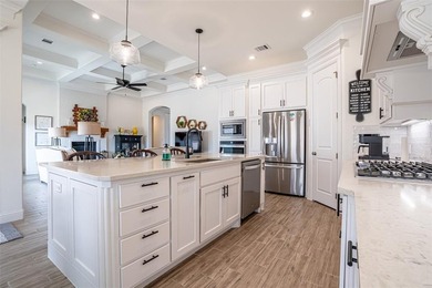 Stunning single story Couto Home in desirable Harbor Lakes on Harbor Lakes Golf Club in Texas - for sale on GolfHomes.com, golf home, golf lot