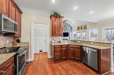 See this beautiful 4BD, 5BA waterfront home on the golf course on Eagle Ridge Golf Course in North Carolina - for sale on GolfHomes.com, golf home, golf lot