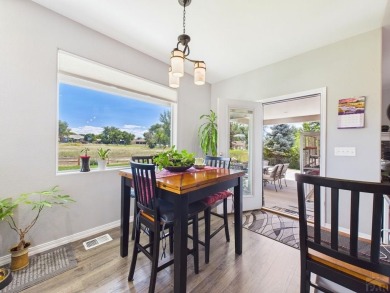 Welcome to this stunning ranch-style home overlooking the golf on Desert Hawk At Pueblo West in Colorado - for sale on GolfHomes.com, golf home, golf lot