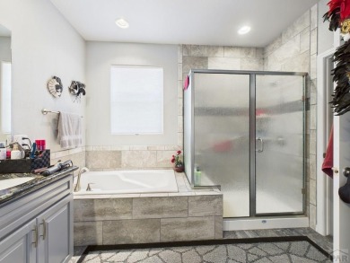 Welcome to this stunning ranch-style home overlooking the golf on Desert Hawk At Pueblo West in Colorado - for sale on GolfHomes.com, golf home, golf lot