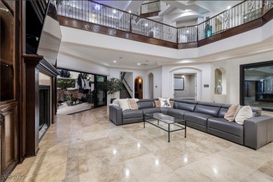 Elegant three story custom home with the ease of an elevator in on Anthem Country Club in Nevada - for sale on GolfHomes.com, golf home, golf lot