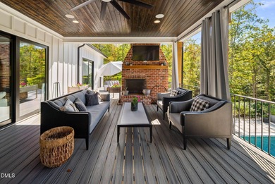 Welcome to homestead living at its finest that offers 5 bedrooms on Hasentree Club in North Carolina - for sale on GolfHomes.com, golf home, golf lot