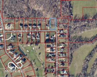This lot in Foxcliff Estates South is a hidden gem!  Build your on Foxcliff Golf Club in Indiana - for sale on GolfHomes.com, golf home, golf lot