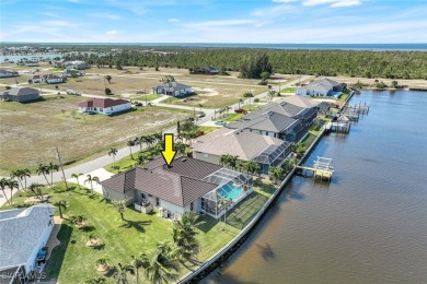 Enjoy SPECTACULAR views of WIDE Quick Silver Lake  3-way on Burnt Store Golf Club in Florida - for sale on GolfHomes.com, golf home, golf lot