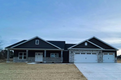 This new construction by Majestic Custom Homes of Lafayette is on Tippecanoe Country Club in Indiana - for sale on GolfHomes.com, golf home, golf lot