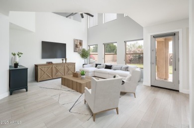Stunning views, modern updates and endless possibilities in on Sanctuary Golf Course At WestWorld in Arizona - for sale on GolfHomes.com, golf home, golf lot