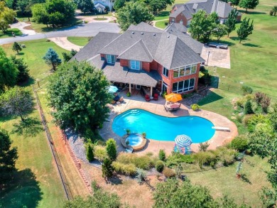 Located in Oakdale Schools, this thoughtfully designed home sits on River Oaks Golf Club in Oklahoma - for sale on GolfHomes.com, golf home, golf lot