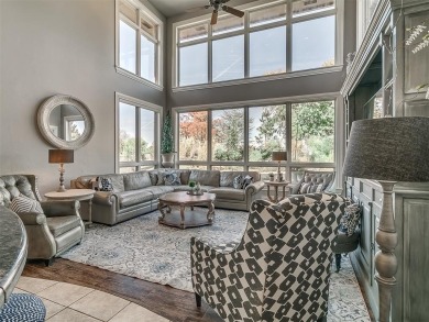 Located in Oakdale Schools, this thoughtfully designed home sits on River Oaks Golf Club in Oklahoma - for sale on GolfHomes.com, golf home, golf lot