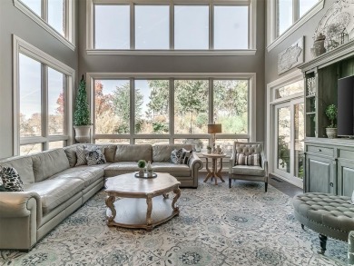 Located in Oakdale Schools, this thoughtfully designed home sits on River Oaks Golf Club in Oklahoma - for sale on GolfHomes.com, golf home, golf lot