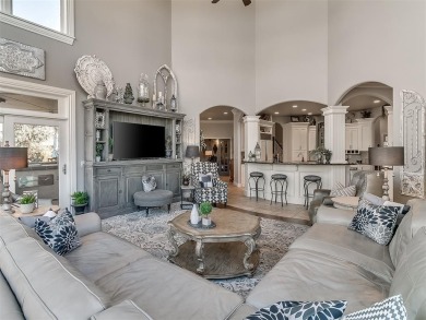 Located in Oakdale Schools, this thoughtfully designed home sits on River Oaks Golf Club in Oklahoma - for sale on GolfHomes.com, golf home, golf lot