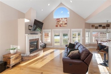 Stunning golf-frontage home overlooking the 12th hole, combining on Copper Ridge Golf Club in Michigan - for sale on GolfHomes.com, golf home, golf lot