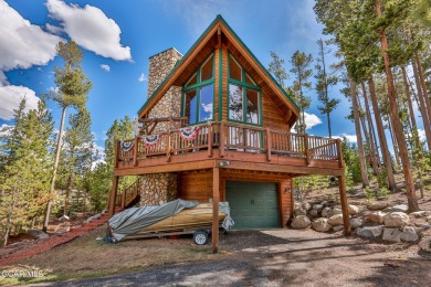 This classic Columbine Lake mountain home is a 4BR/ 4BA with on Grand Lake Golf Course in Colorado - for sale on GolfHomes.com, golf home, golf lot