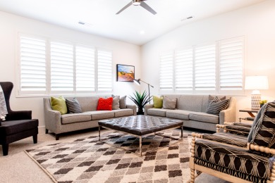 This immaculate single-level home is nestled in the highly on Entrada at Snow Canyon in Utah - for sale on GolfHomes.com, golf home, golf lot