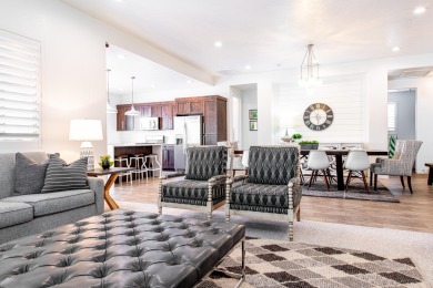 This immaculate single-level home is nestled in the highly on Entrada at Snow Canyon in Utah - for sale on GolfHomes.com, golf home, golf lot