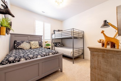 This immaculate single-level home is nestled in the highly on Entrada at Snow Canyon in Utah - for sale on GolfHomes.com, golf home, golf lot