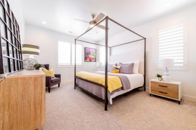 This immaculate single-level home is nestled in the highly on Entrada at Snow Canyon in Utah - for sale on GolfHomes.com, golf home, golf lot
