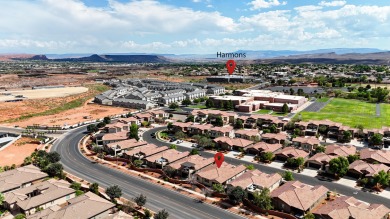 This immaculate single-level home is nestled in the highly on Entrada at Snow Canyon in Utah - for sale on GolfHomes.com, golf home, golf lot
